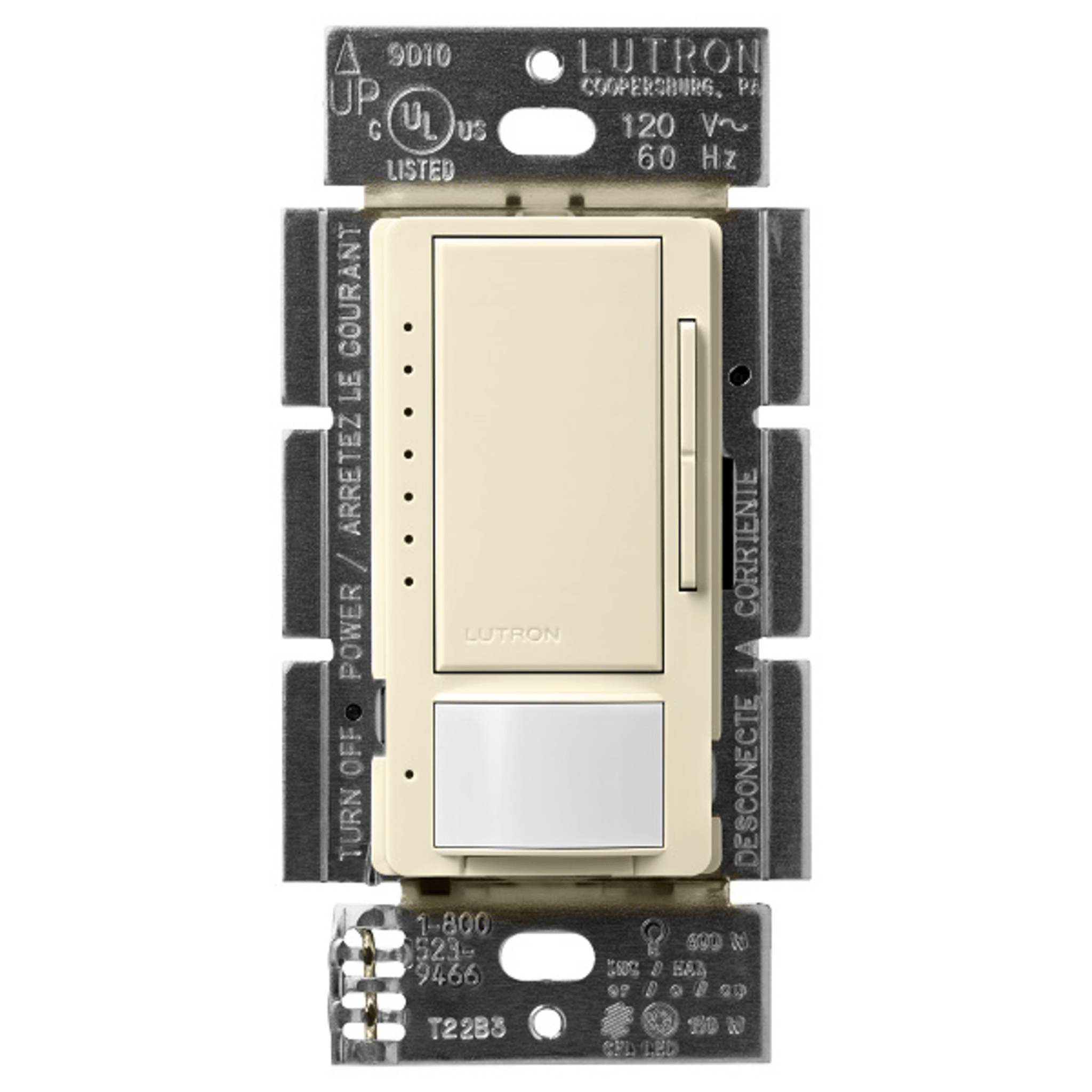 SWITCH MAESTRO MULTILOC/1 SOLO POLO 120/600W NEGRO MATE