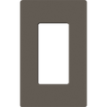 Placa de pared 1 espacio, para atenuador (dimmer), apagador Ã³ control remoto inalÃ¡mbrico LUTRON.