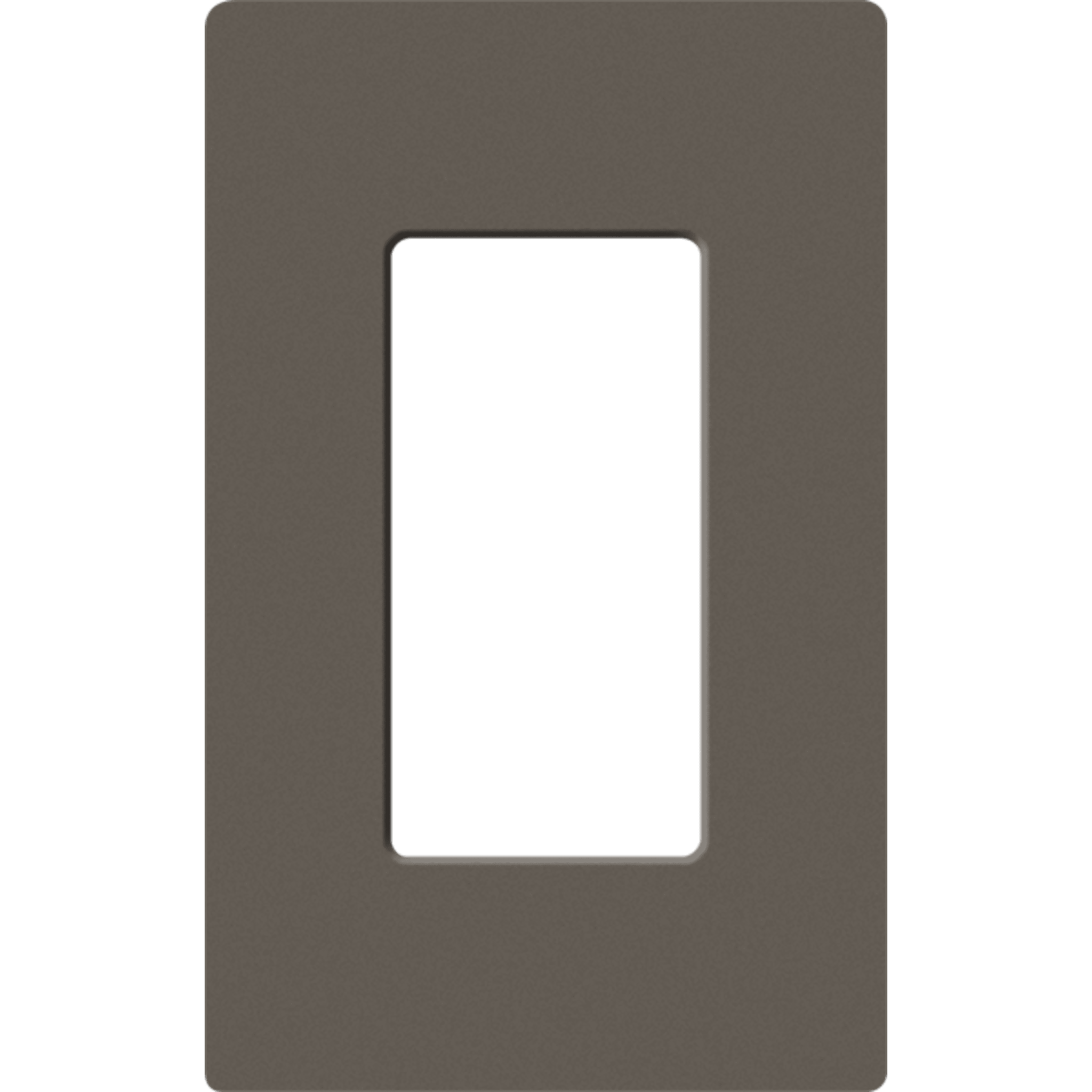 Placa de pared 1 espacio, para atenuador (dimmer), apagador Ã³ control remoto inalÃ¡mbrico LUTRON.