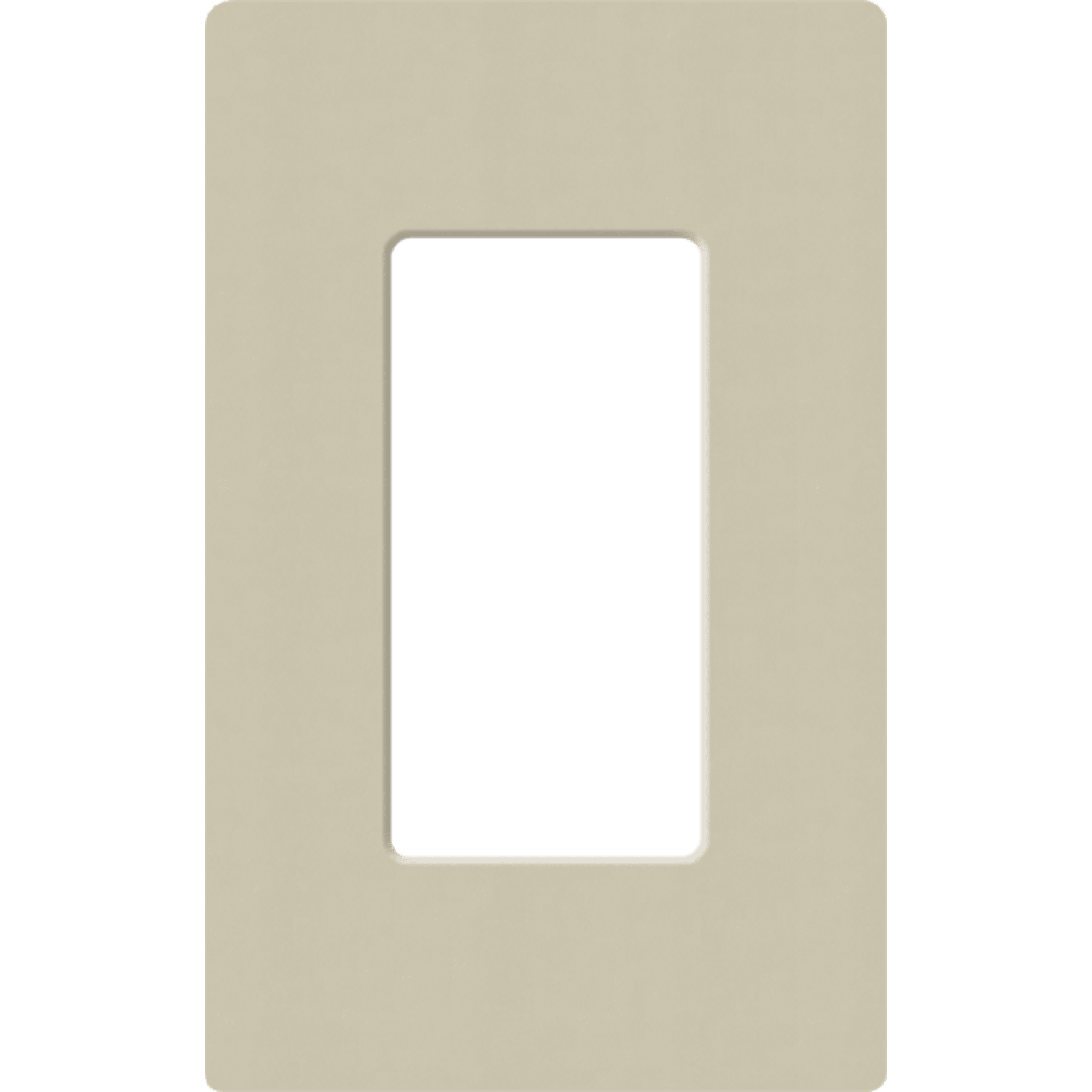 Placa de pared 1 espacio, para atenuador (dimmer), apagador Ã³ control remoto inalÃ¡mbrico LUTRON.