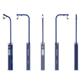 EstaciÃ³n de Alarma de PÃ¡nico con Videollamada / CÃ¡mara IP 4 MP/ Audio Bidireccional / Altavoz 30 W / Sirena (Azul y Rojo) / RS-485 / Micro SD / Montaje en Suelo / Montaje para PTZ (No Incluye PTZ)