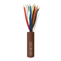 Bolsa de 38 Metros (124.67 Pies) / Alambre de Cobre / 8 x 20 AWG / Tipo CL2 / Para Interior / Color Café / Para Aplicaciones de Alarmas de Intrusión y Automatización
