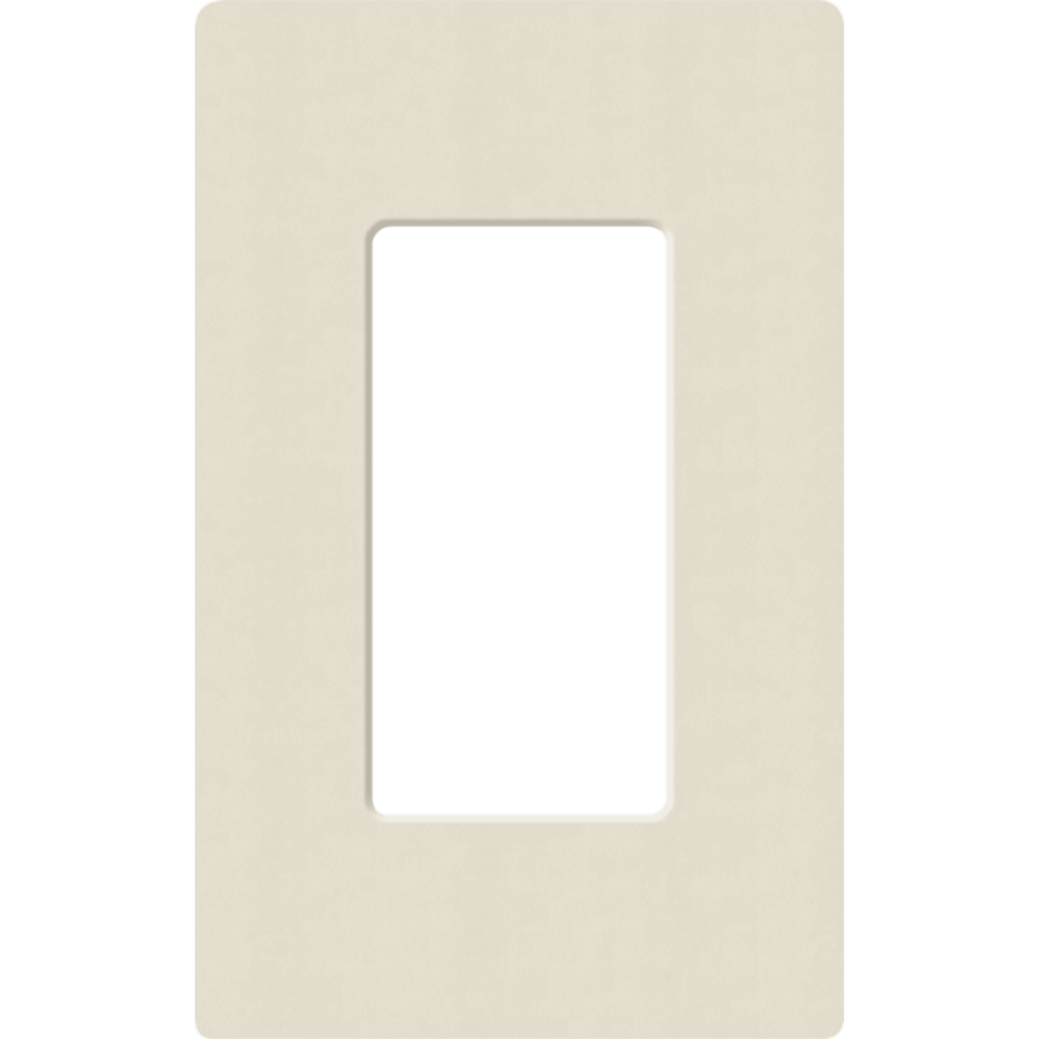 Placa de pared 1 espacio, para atenuador (dimmer), apagador Ã³ control remoto inalÃ¡mbrico LUTRON.