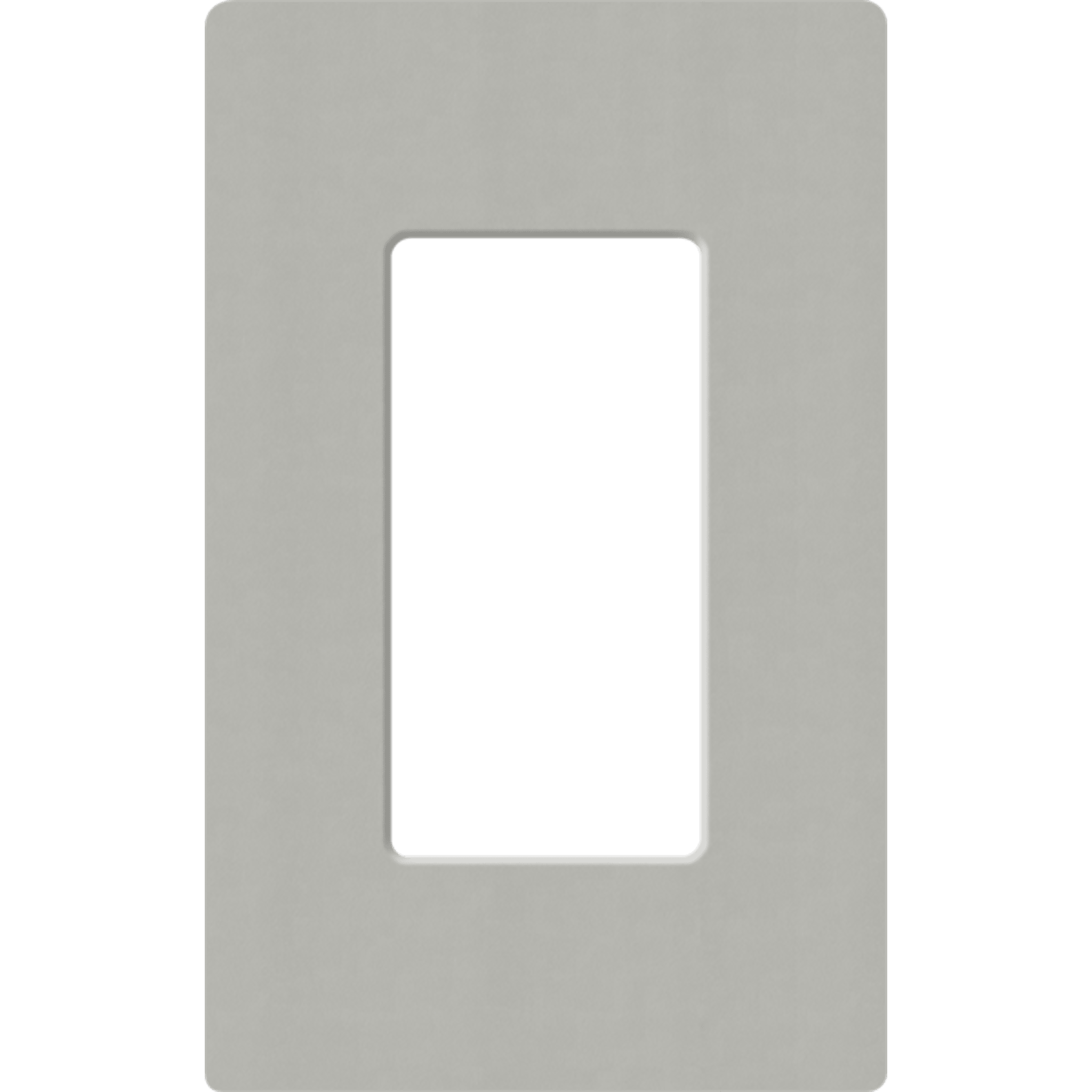 Placa de pared 1 espacio, para atenuador (dimmer), apagador Ã³ control remoto inalÃ¡mbrico LUTRON.