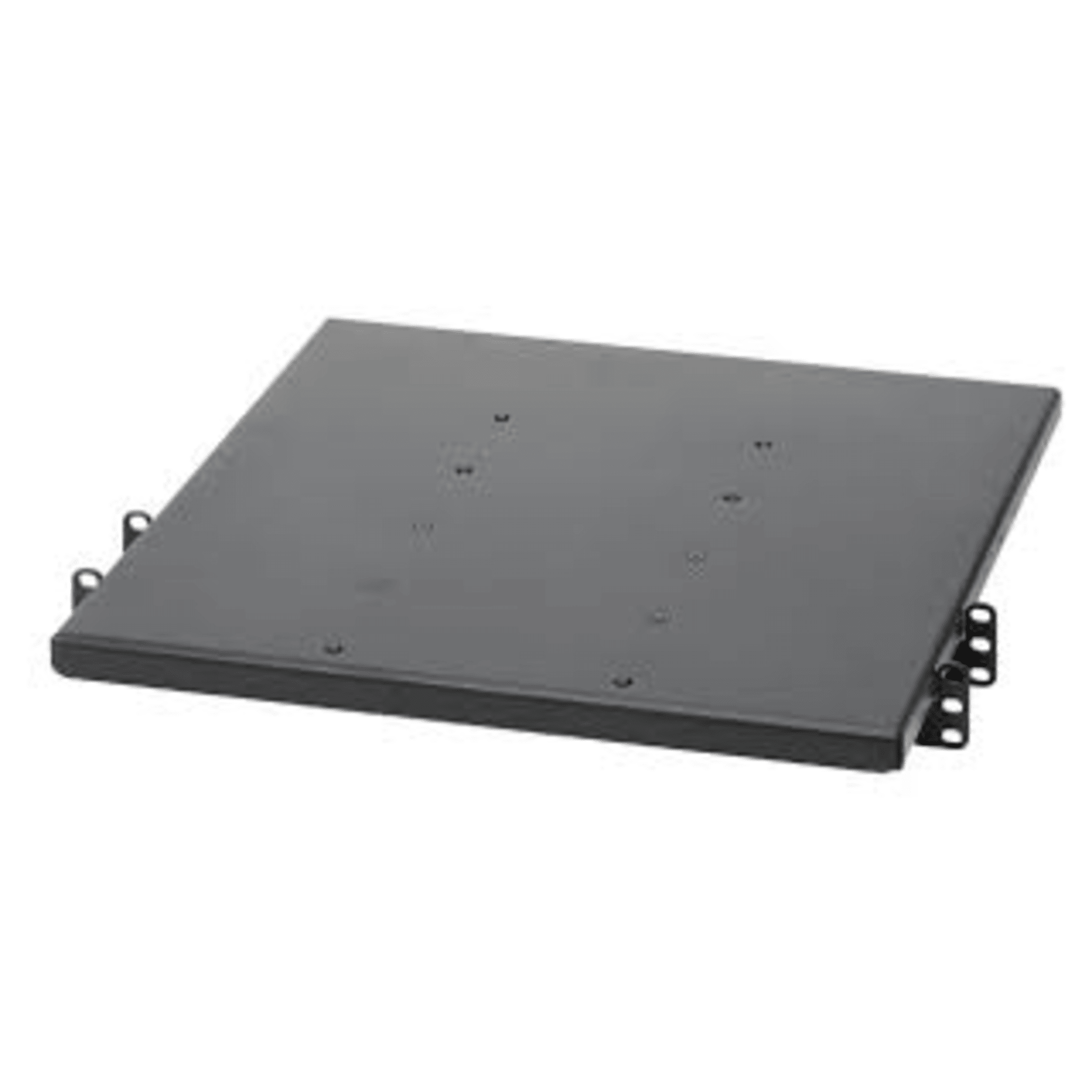 Charola de Doble FijaciÃ³n en Rack de 2 Postes, 635 mm de Profundidad, y Soporte de Peso de 113 Kg, 1 UR, Color Negro
