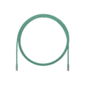 Cable de Parcheo UTP, Cat6A, 24 AWG, CM, Color Verde, 0.61 Metros (2 Pies)