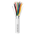 Carrete de 305 Metros (1000 Pies) / Cable de Cobre / 8 x 18 AWG  / Plenum / Blindado / Para Interior / Color Blanco / Para Aplicaciones de Alarmas de IntrusiÃ³n/Control de Acceso/ AutomatizaciÃ³n / Interfonos y Tv Porteros