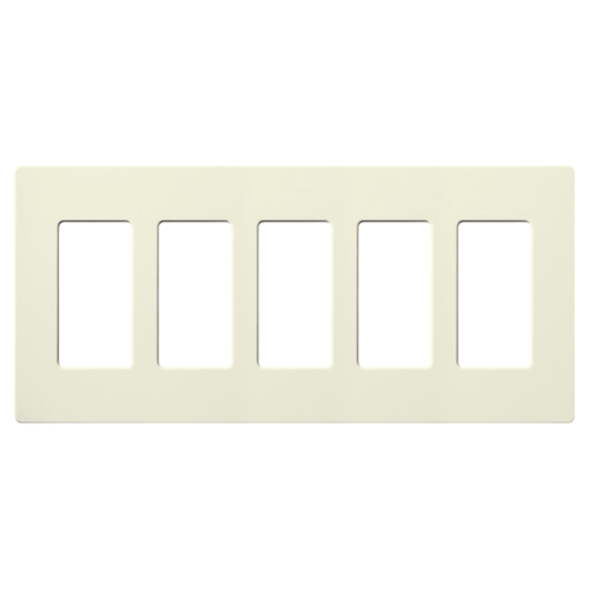 Placa de pared 3 espacios, color blanco, para atenuador (dimmer), switch Ã³ control remoto PICO inalÃ¡mbrico.