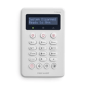 Teclado de Seguridad VISTAHPKP / 2 LÃ­neas Alfa / Pantalla Personalizable / Teclas de Emergencia Dedicadas / DiseÃ±o Slim / Compatible con VISTA H3 Hybrid Series