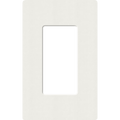 Placa de pared 1 espacio, para atenuador (dimmer), apagador Ã³ control remoto inalÃ¡mbrico LUTRON.