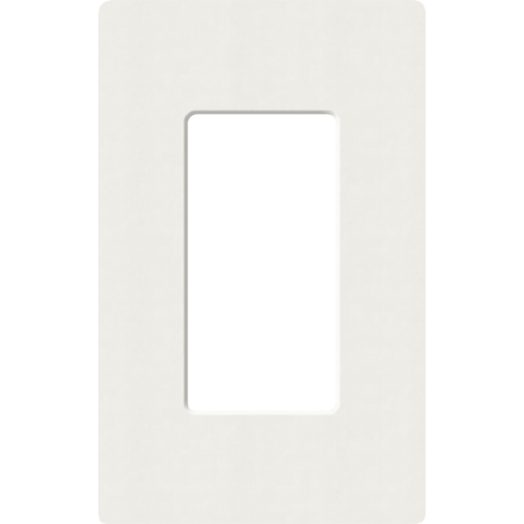 Placa de pared 1 espacio, para atenuador (dimmer), apagador Ã³ control remoto inalÃ¡mbrico LUTRON.