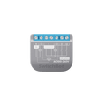 Relay Switch Inteligente 2 Canales / WiFi + BLE / Medición Consumo / 10A por Canal / Protección Sobrecarga / Compatible Matter / 42 x 36 x 16 mm (1.7 x 1.4 x 0.6 in)