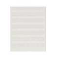 Paquete de Hojas con 2500 Etiquetas de Identificación Auto-Laminadas para Impresora Láser/Inyección de Tinta, para Cables de 3 a 7.1 mm de Diámetro (12 - 10 AWG), Color Blanco