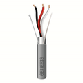 Bobina de 305 Metros (1000 Pies) de Cable 3 x 18 AWG / Riser / BLINDADO / Tipo FPLR, CMR, CL3R / Color Gris / Para Aplicaciones en Sistemas de Seguridad, Audio, Control y Otras Aplicaciones