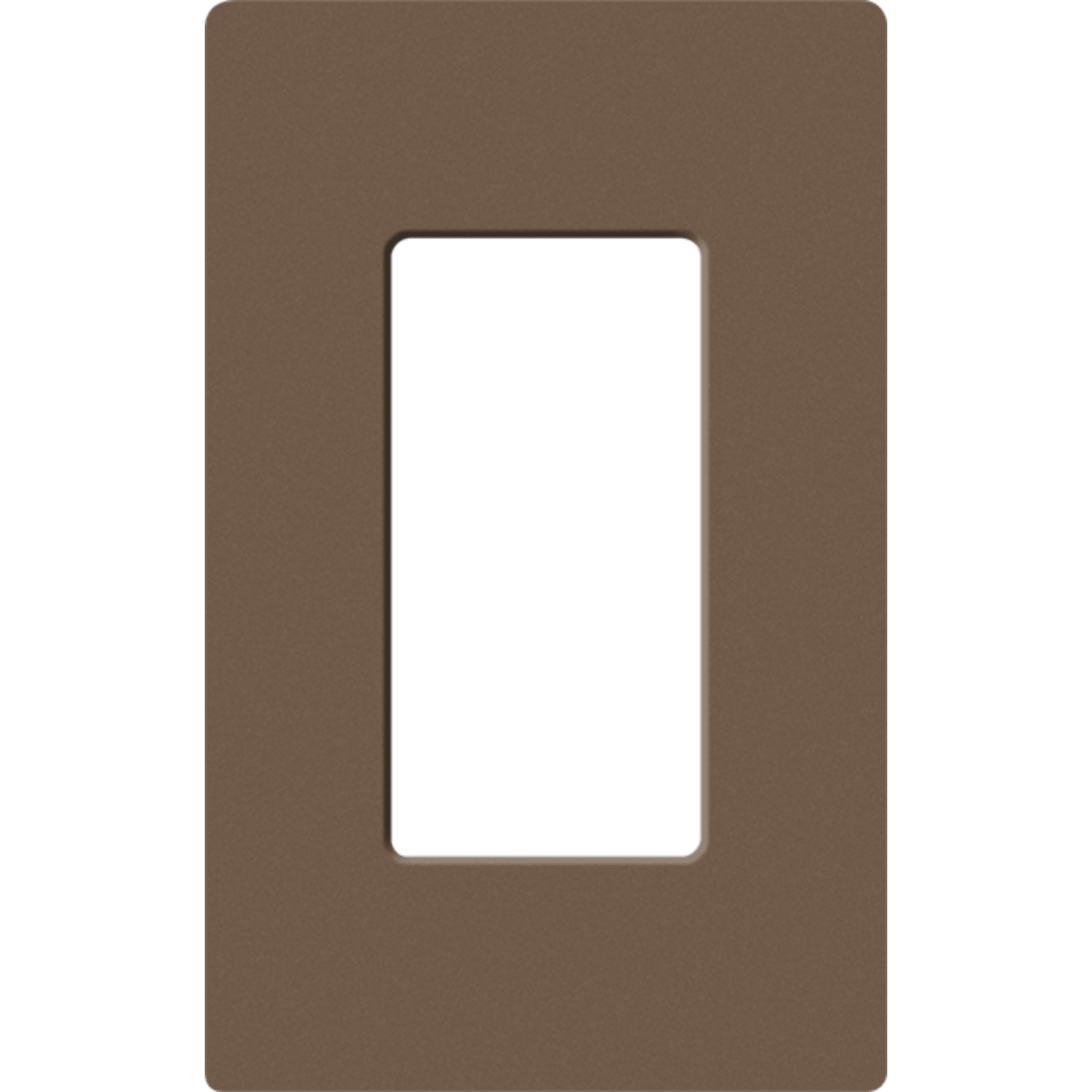 Placa de pared 1 espacio, para atenuador (dimmer), apagador Ã³ control remoto inalÃ¡mbrico LUTRON.