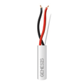 Bobina de 305 Metros (1000 Pies) de Cable / 2 x 16 AWG / Plenum / Tipo CMP-CL3P / Color Blanco / Para Aplicaciones de Alarmas de IntrusiÃ³n, Control de Acceso, AutomatizaciÃ³n, Interfonos y Tv Porteros