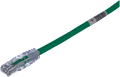 Cable de Parcheo TX6, UTP Cat6, 24 AWG, CM, Color Verde, 3.05 Metros (10 Pies)