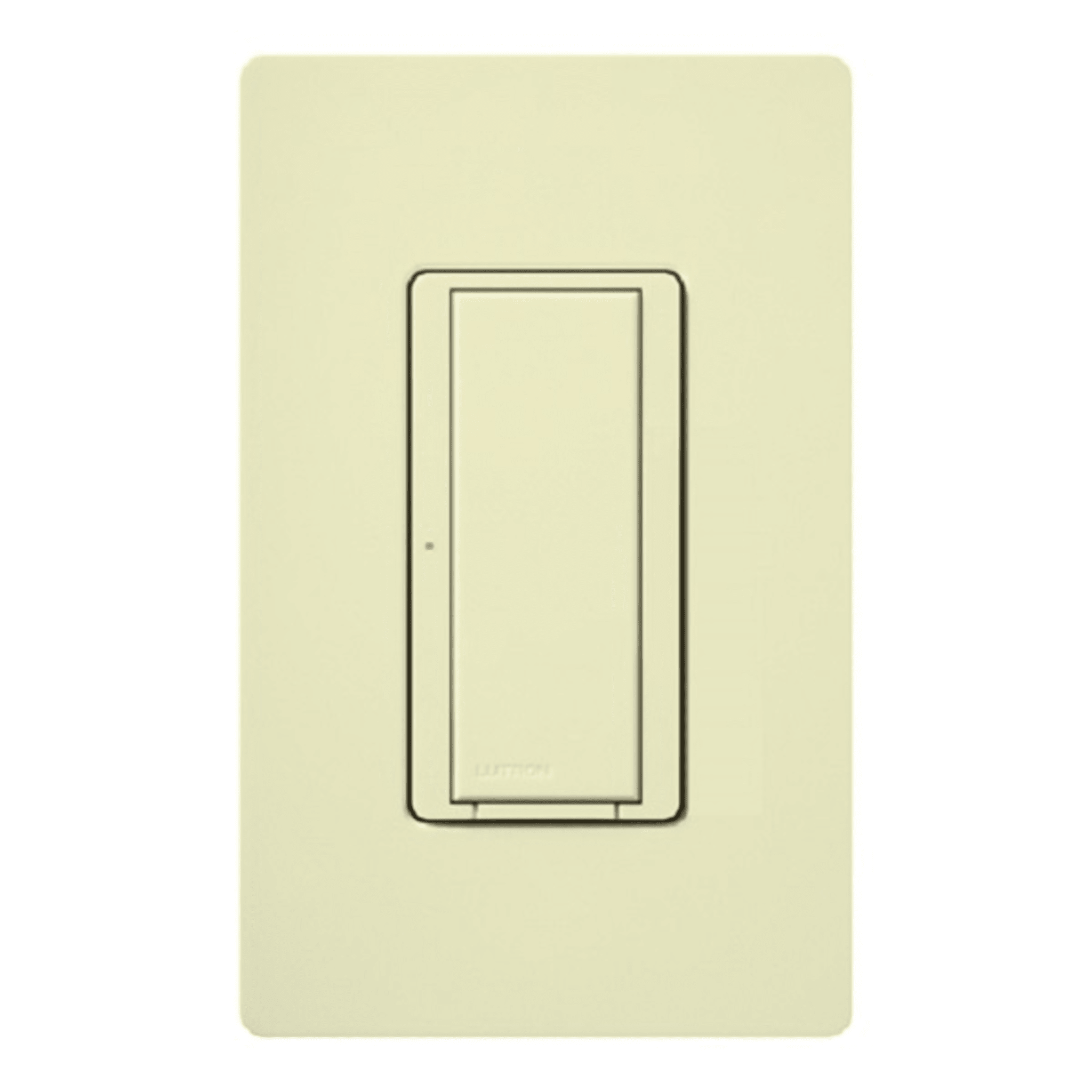 (RadioRA2) Switch on/off  RRD-8S-DV-WH de doble voltaje, un solo polo 120V/, 8A/, 1/10HP 3A en motores, apaga y enciende iluminaciÃ³n Ã³ motor, NO requiere cable neutro.