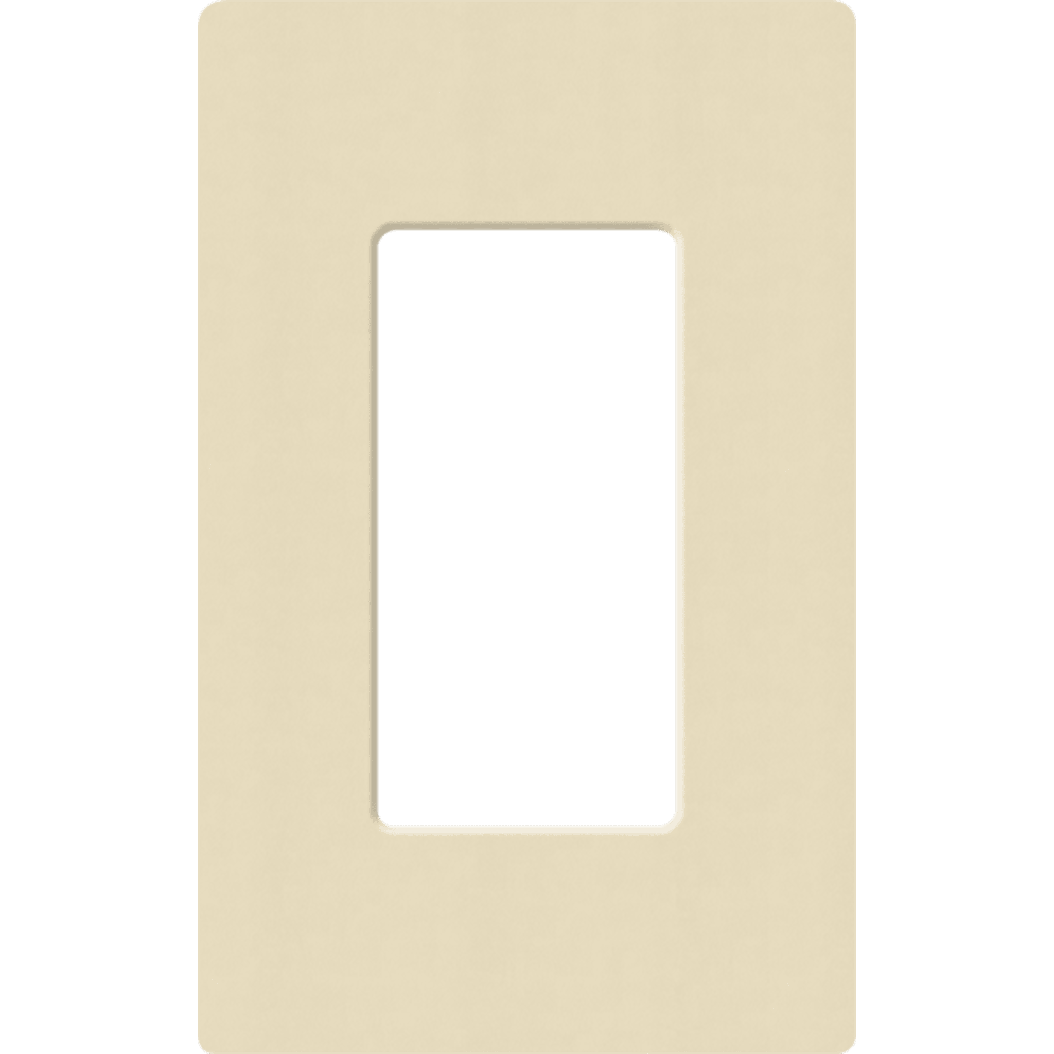 Placa de pared 1 espacio, para atenuador (dimmer), apagador Ã³ control remoto inalÃ¡mbrico LUTRON.