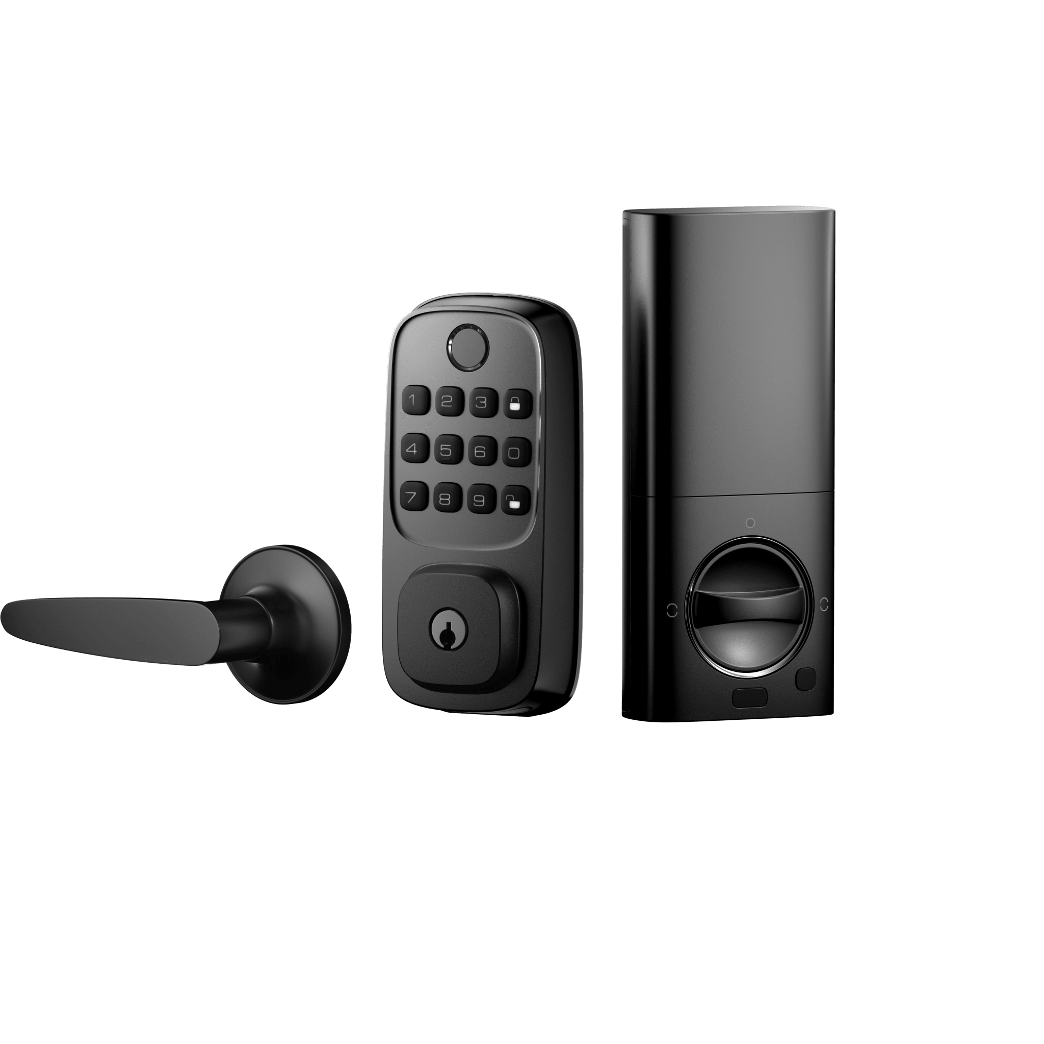 Cerradura Inteligente WiFi / EscÃ¡ner de Huellas Dactilares / Teclado NumÃ©rico / Control por App / 8 BaterÃ­as AA / Bloqueo Manual y AutomÃ¡tico / Compatible con Puertas 35-55 mm