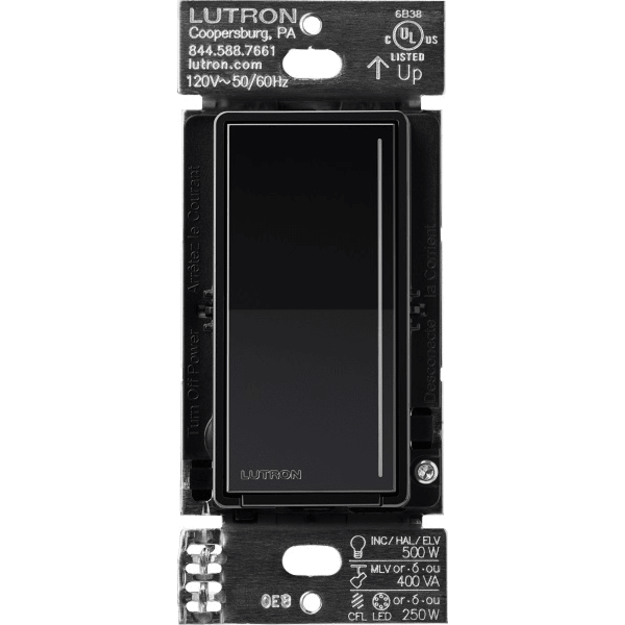(RadioRa3) )Atenuador (dimmer) Auxiliar de pared, compaÃ±ero de atenuadores multilocaciÃ³n. Usar en 3 vÃ­as o escalera.