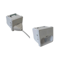 MÃ³dulo de Pared para Pulsadores de Cama / Conector MagnÃ©tico / Dimensiones 45x45 mm / Material ABS Anti-Microbiano / Compatible con NX0881/MG