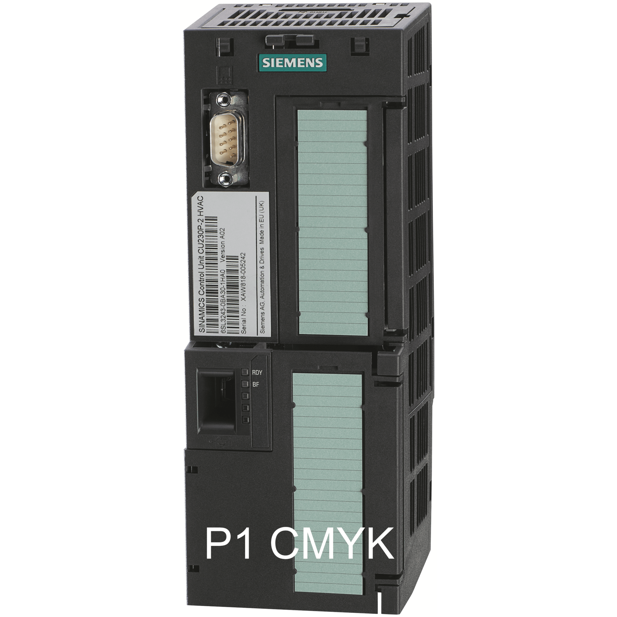 Control Unit SINAMICS CU230P-2 PN / PROFINET EtherNet/IP / 6 DI / 3 DO / 2 AI / 2 AO / V/f y Vector Control / IP20 / -10 a 60Â°C (14 a 140Â°F)
