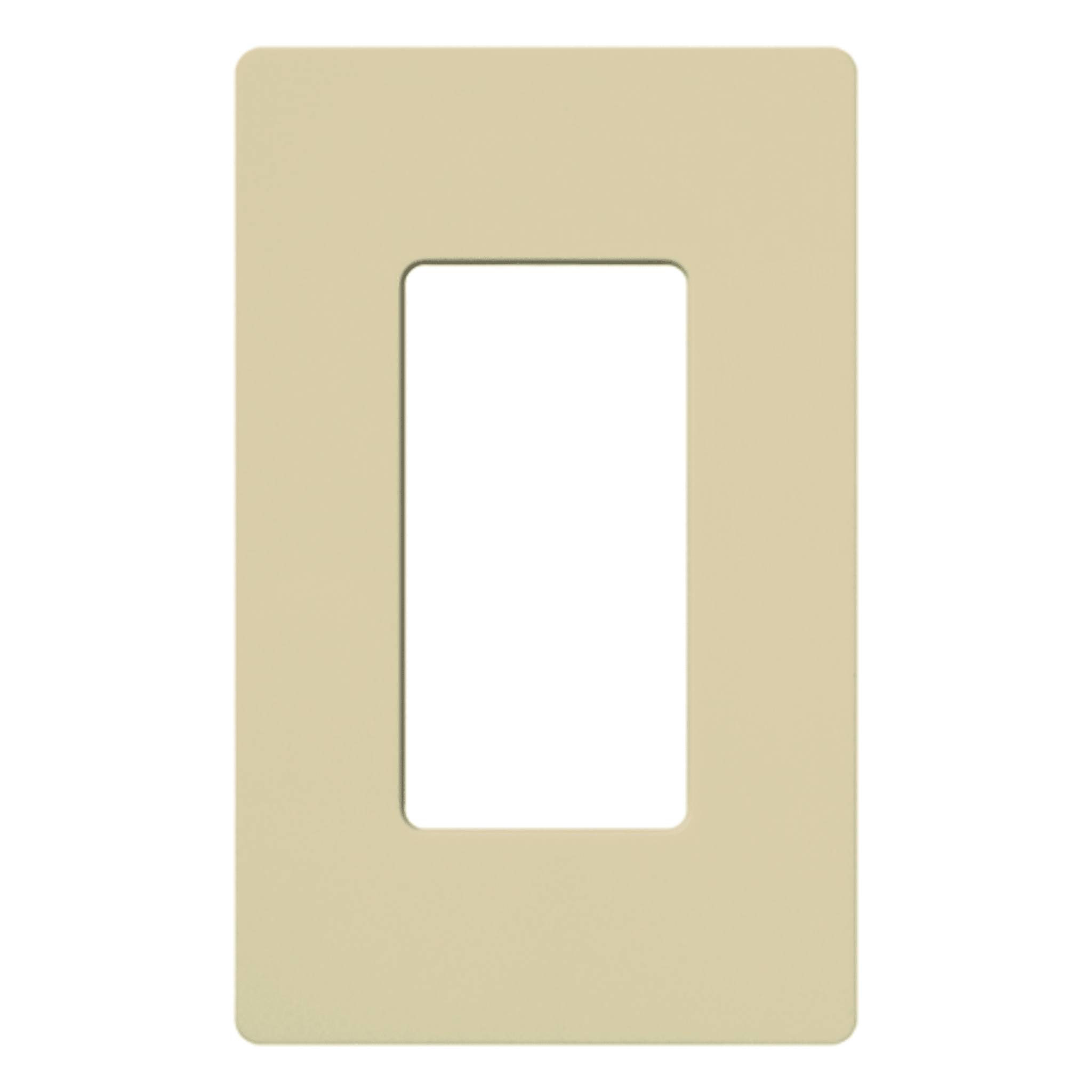 Placa de pared 1 espacio, para atenuador (dimmer), switch Ã³ control remoto inalÃ¡mbrico LUTRON.