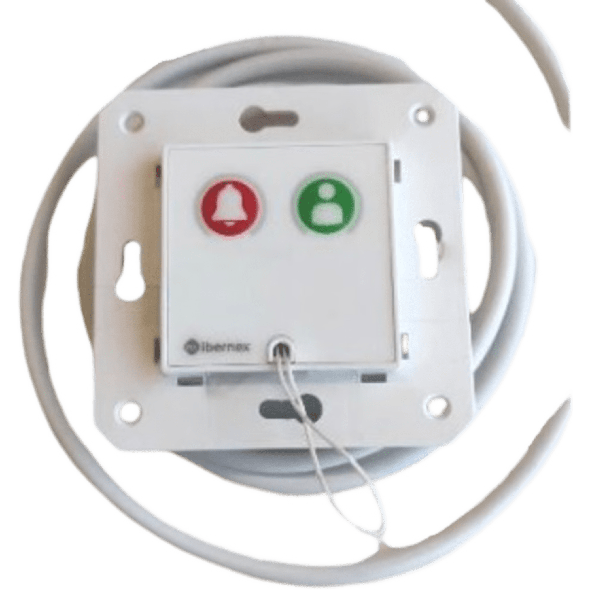 MÃ³dulo Asistencial para Hospital de Empotrar IP67 / Material ABS Antimicrobiano / BotÃ³n CancelaciÃ³n / Indicador Luminoso de Alarma y Presencia / RS485 / Compatible Cajas Europeas y Americanas